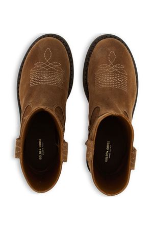 stivaletto in pelle marrone GOLDEN GOOSE KIDS | GTF00971F00767355372